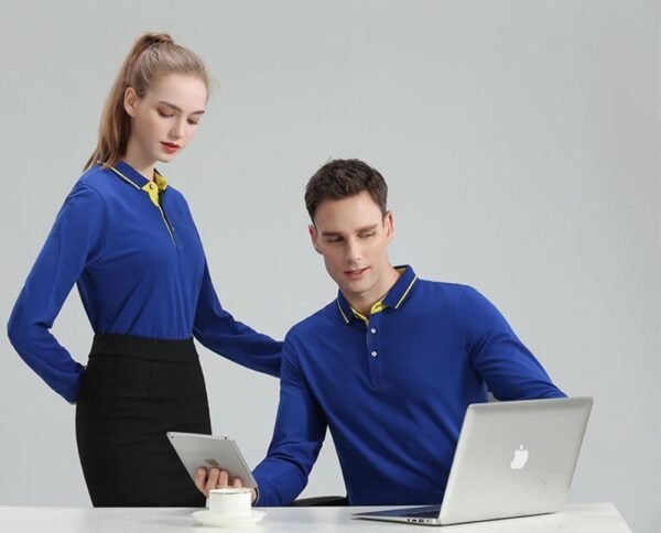 Customised Long Sleeve Polo Shirts Design Your own Personali... - Image 5