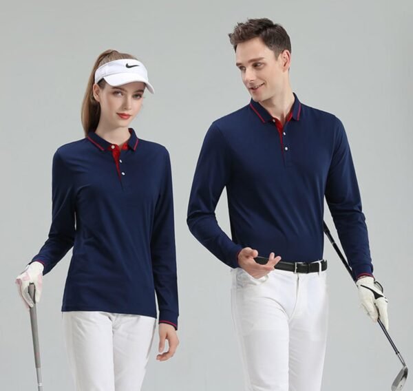 Customised Long Sleeve Polo Shirts Design Your own Personali... - Image 4