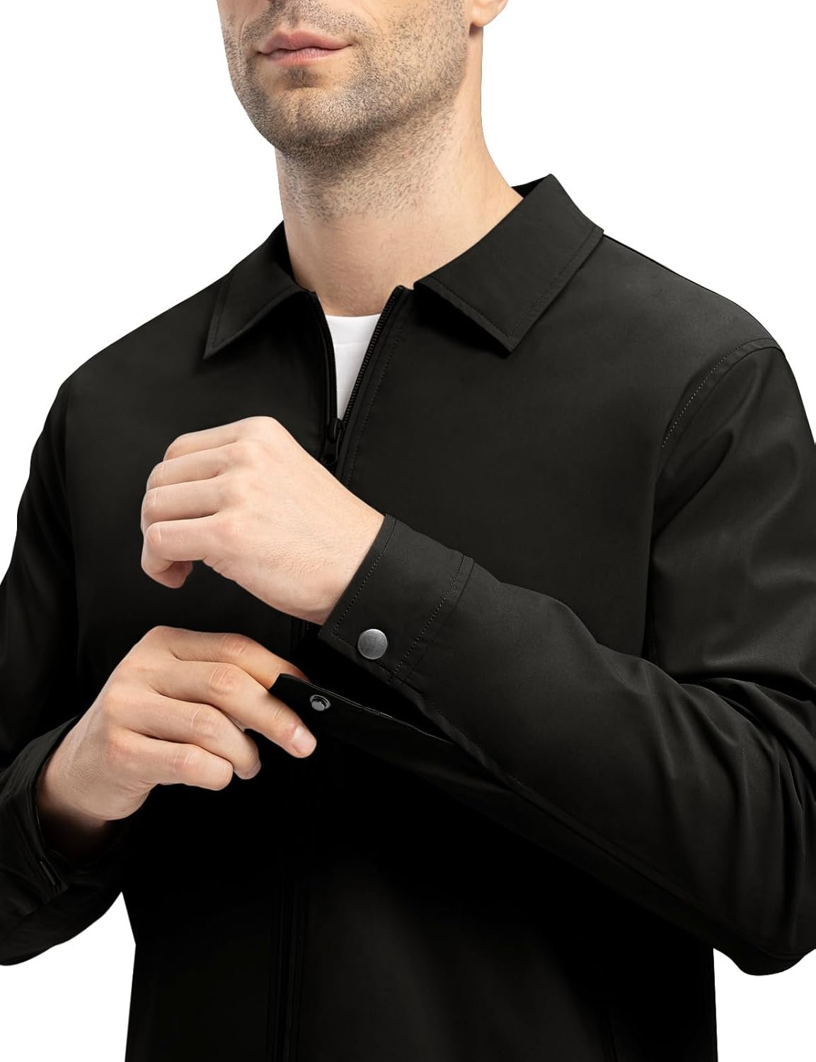 TBMPOY Men's Lightweight Jackets Casual Windbreaker Stylish ... - Image 4