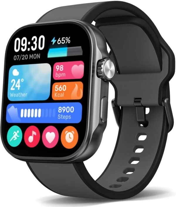 Smart Watch for Men Women, 1.99" AMOLED Display Fitness Trac...