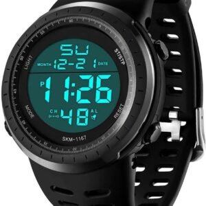 LYMFHCH Men's Digital Watch, Sports Waterproof Military Watc...
