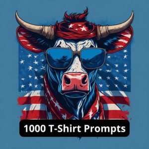 500 T-Shirt Design Prompts + 500 FREE for the best t-shirt i...