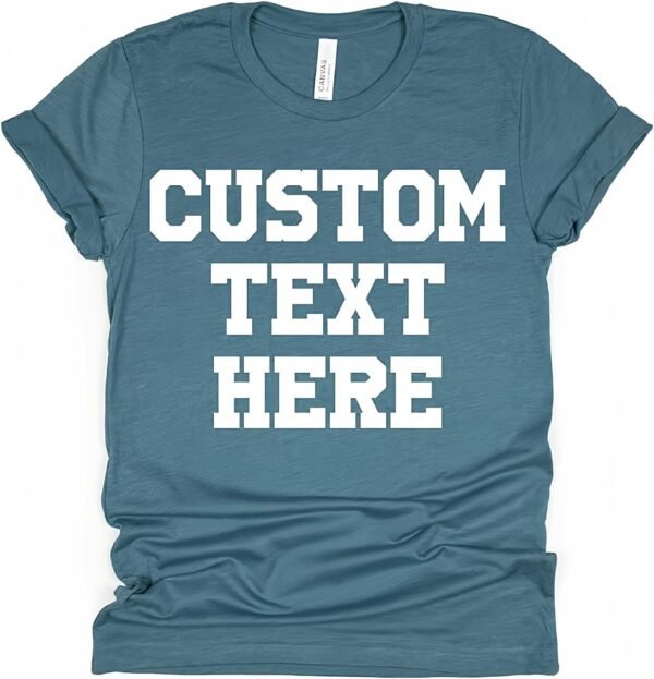 Custom T Shirts Design Your Own with Name or Any Other Text ...