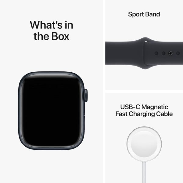 Apple Watch Series 8 [GPS, 45mm] - Midnight Aluminum Case wi... - Image 6