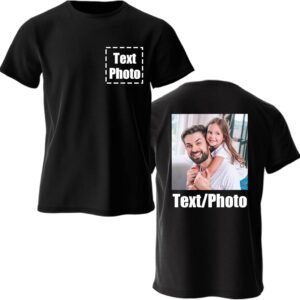 COOZEBRA Custom T Shirts for Men Women, Personalized Shirts ...