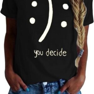 BLACKMYTH Women's T-Shirts Cotton Funny Graphic Design Casua...
