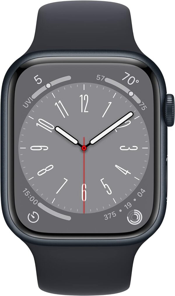 Apple Watch Series 8 [GPS, 45mm] - Midnight Aluminum Case wi... - Image 2