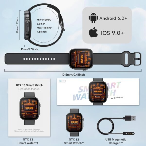 Smart Watch for Men Women, 1.99" AMOLED Display Fitness Trac... - Image 9