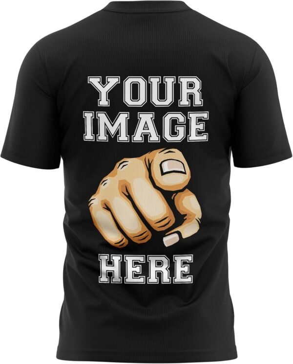 Custom Shirt for Men, ADD Your Image to Front and Back Print... - Image 3