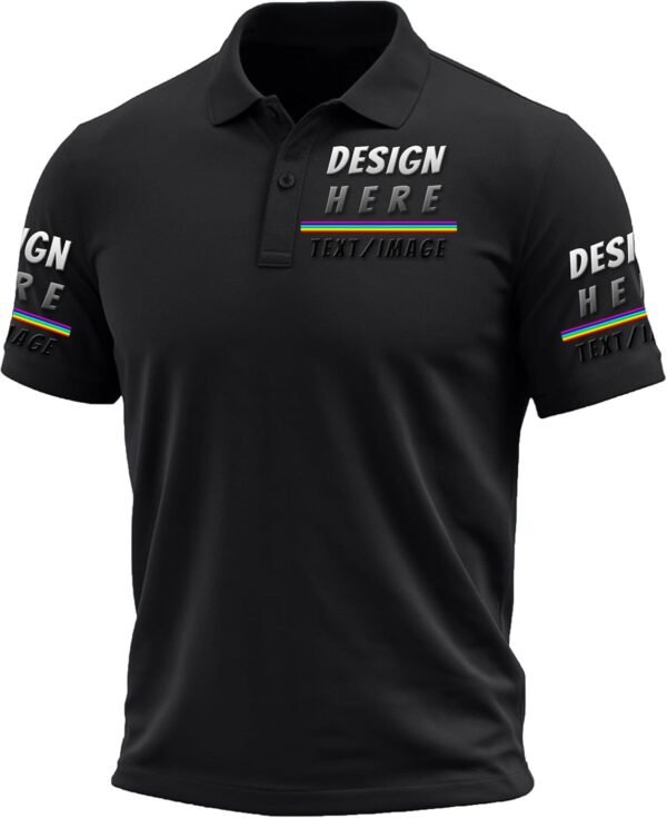 Custom Polo Shirts for Men Design Your Own Golf Jersey Perso...