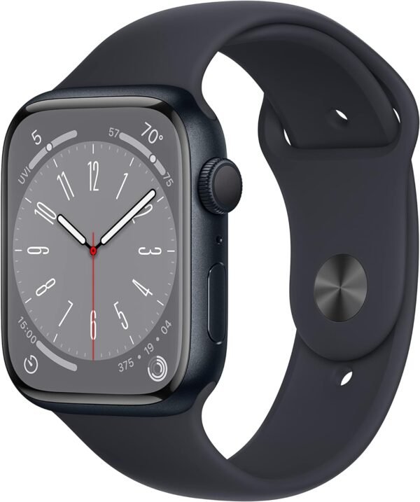 Apple Watch Series 8 [GPS, 45mm] - Midnight Aluminum Case wi...