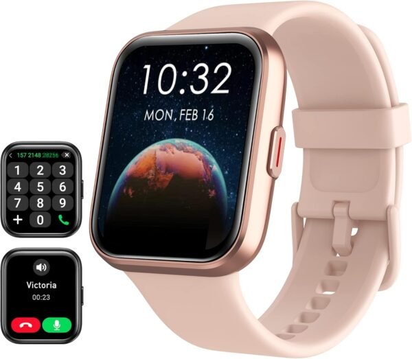 Smart Watch for Women Android & iPhone, Alexa Built-in, 1.8"...