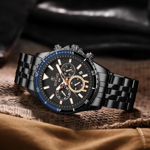 REWARD Men's Wrist Watches Fashion Business Dress Stainless ... - Image 4