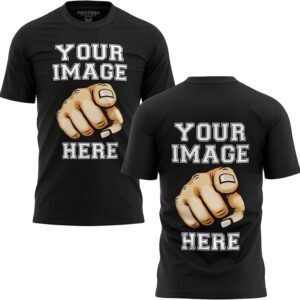 Custom Shirt for Men, ADD Your Image to Front and Back Print...