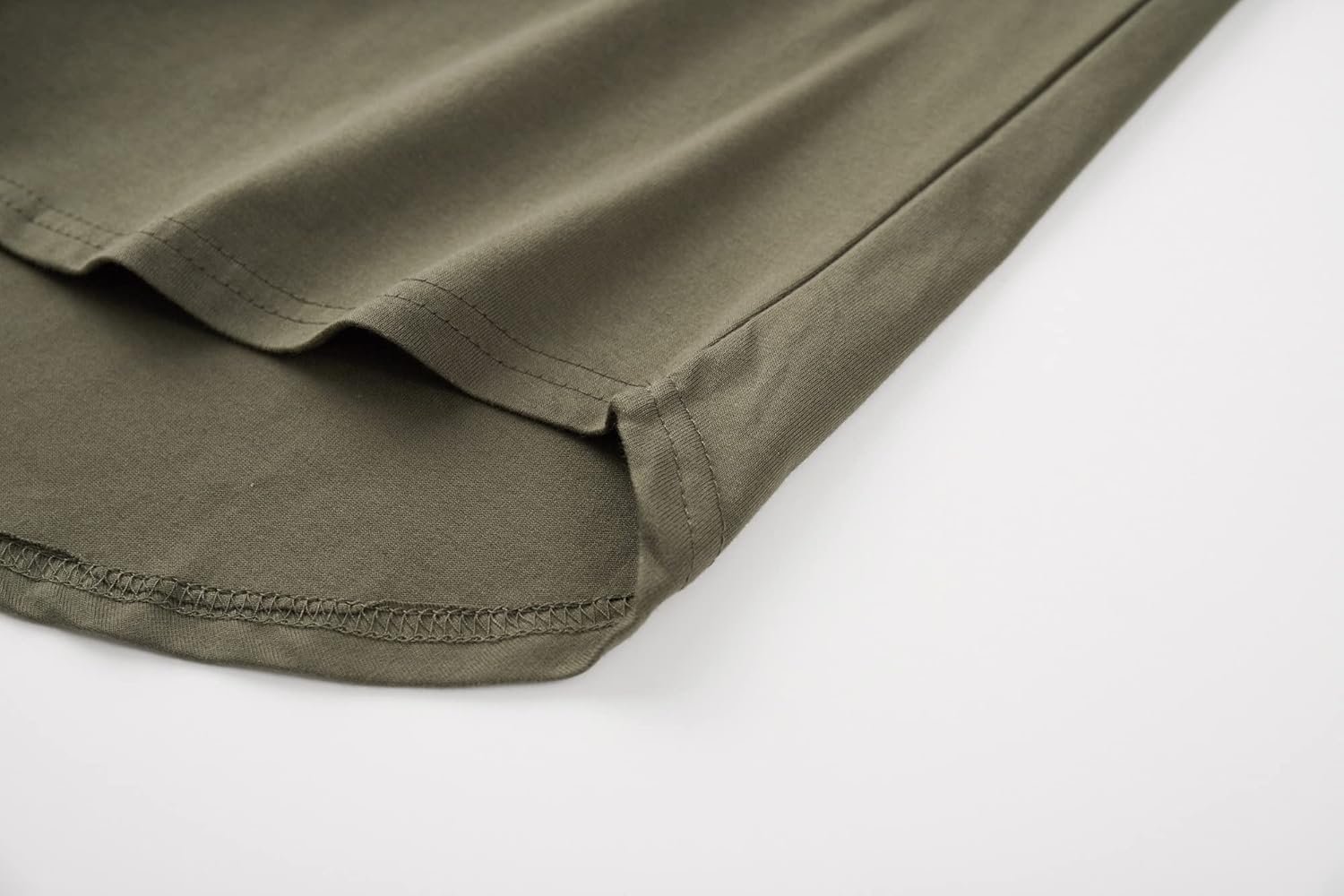 KLIEGOU Mens 100 Cotton Hipster Hip Hop Longline Crewneck T-... - Image 6