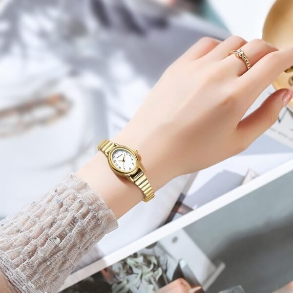 BOFAN Small Gold Watches for Women Easy Read Ladies Quartz W... - Image 5