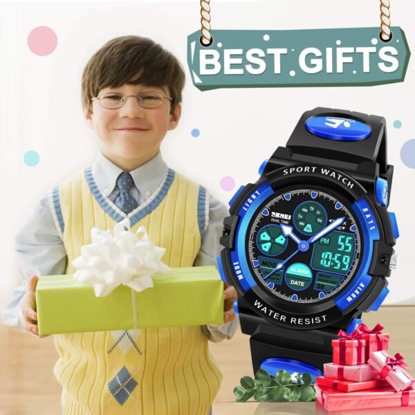 Kids Digital Watches, LED Waterproof Sports Watches for Kids... - Image 7