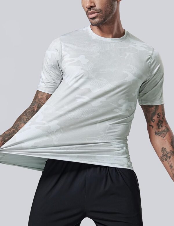 5 Pack Men’s Active Quick Dry Crew Neck T Shirts | Athletic ... - Image 7