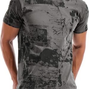 KLIEGOU Mens Hipster Hiphop Tees - Fashion Print T-Shirts