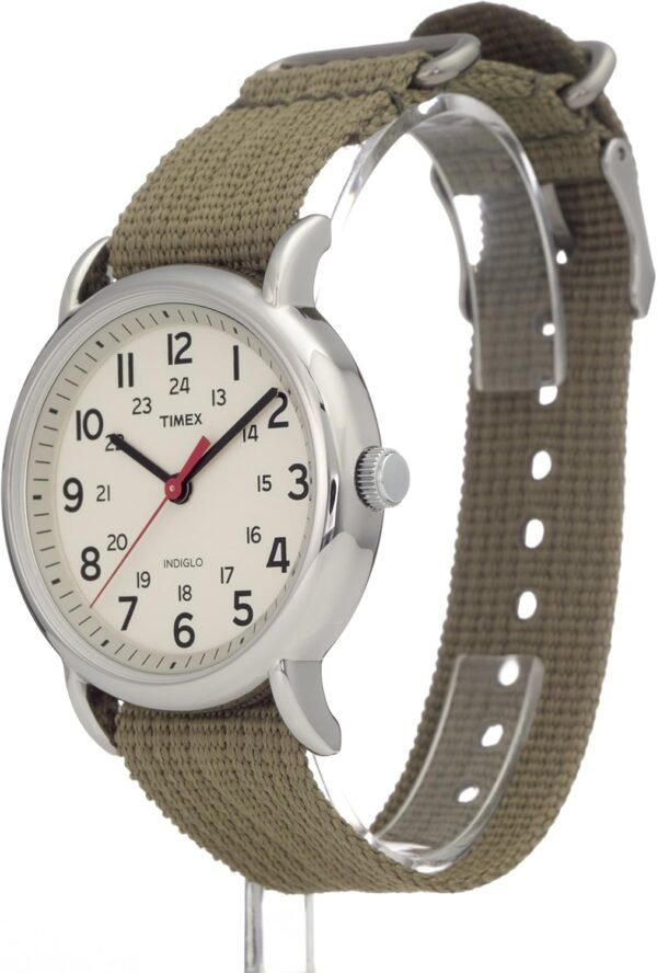 Timex Weekender 38mm Unisex Analog Watch | INDIGLO Backlight... - Image 2