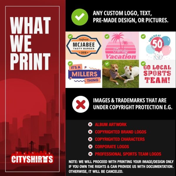 Add Your Own and Text Design Custom Personalized Adult T-Shi... - Image 4
