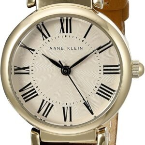 Anne Klein Women's Leather Strap Watch