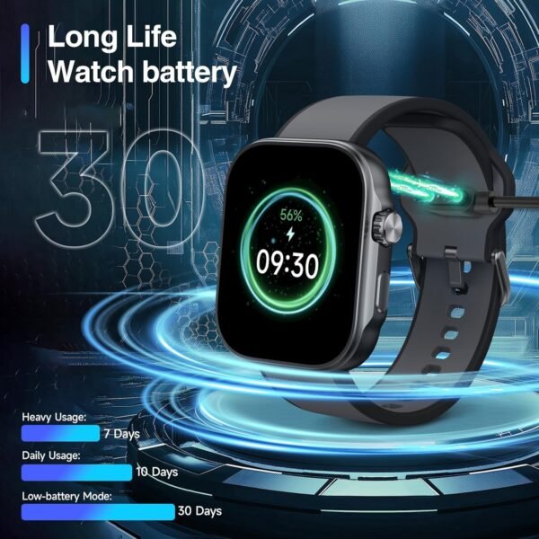 Smart Watch for Men Women, 1.99" AMOLED Display Fitness Trac... - Image 5