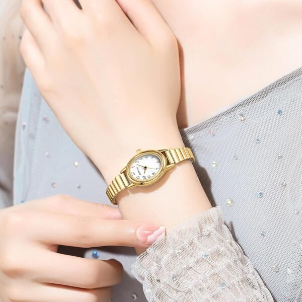 BOFAN Small Gold Watches for Women Easy Read Ladies Quartz W... - Image 6