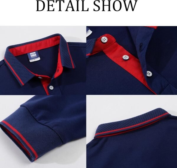 Customised Long Sleeve Polo Shirts Design Your own Personali... - Image 2