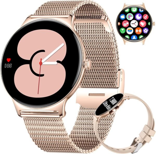 Fitness Smart Watches for Women(Answer/Make Call), 1.43" AMO...