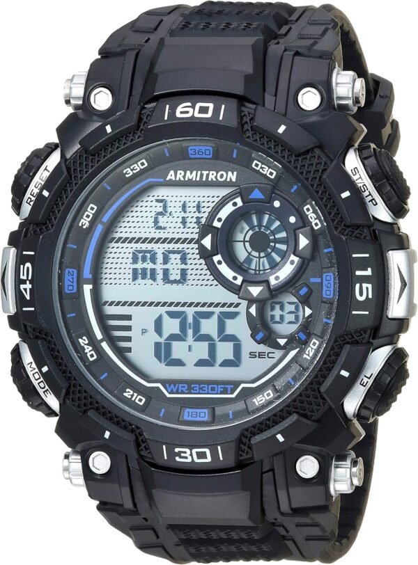 Armitron Sport Men's Digital Chronograph Resin Strap Watch, ...