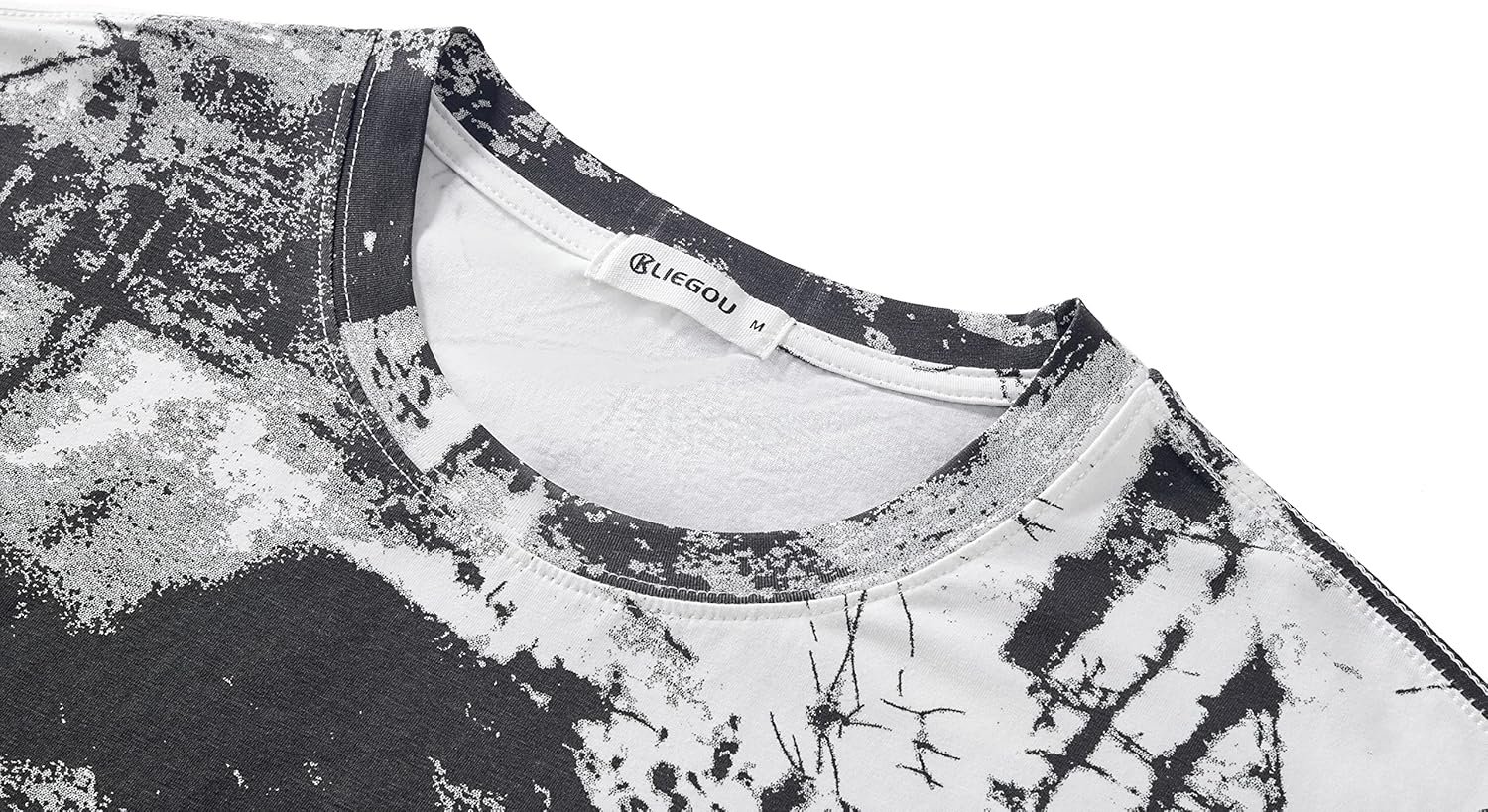 KLIEGOU Mens Hipster Hiphop Tees - Fashion Print T-Shirts - Image 6