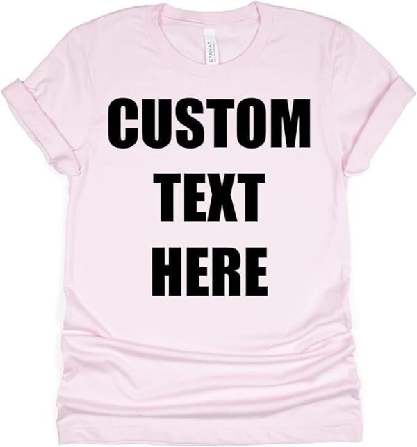Custom T Shirts Design Your Own with Name or Any Other Text ...