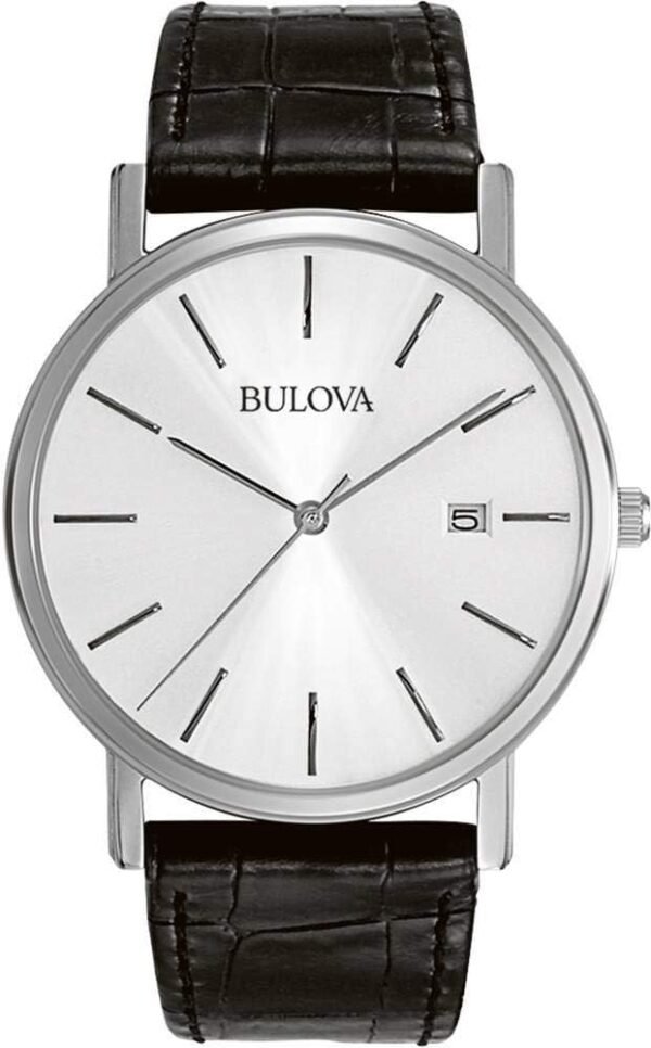 Bulova Men's Classic 3-Hand Calendar Date Quartz Leather Str...