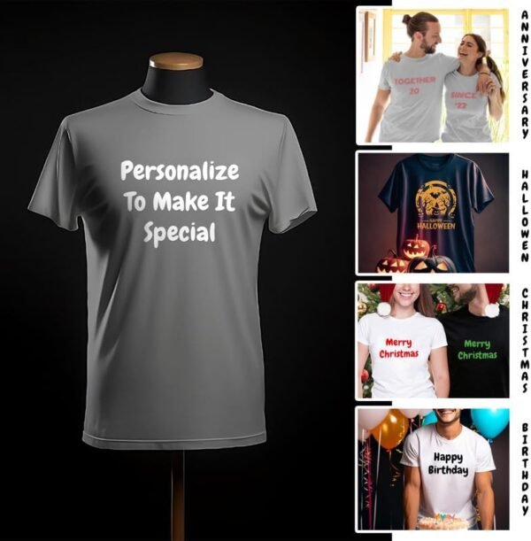 Custom T Shirts Design Your Own with Name or Any Other Text ... - Image 3