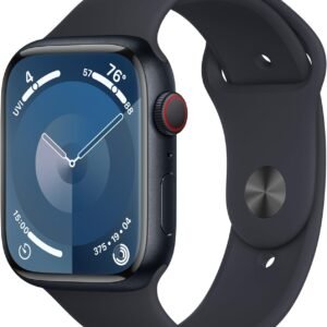 Apple Watch Series 9 (GPS + Cellular 45mm) Midnight Aluminum...