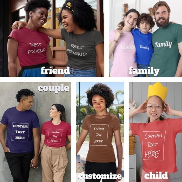 Custom T Shirts Design Your Own with Name or Any Other Text ... - Image 2