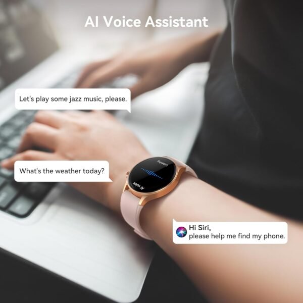 aeac Smart Watch for Women, AMOLED Ultra-Clear Screen Activi... - Image 7