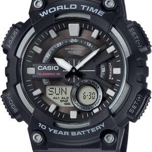 Casio AEQ110BW Series | Men’s Analog-Digital Watch |100M WR ...