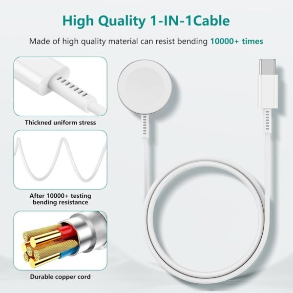 Upgraded Apple Watch Charger, Magnetic iWatch Fast Charger t... - Image 5