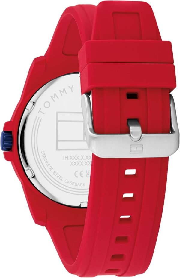 Tommy Hilfiger Men's 3-Hand Quartz Watch – Casual Sport Styl... - Image 3