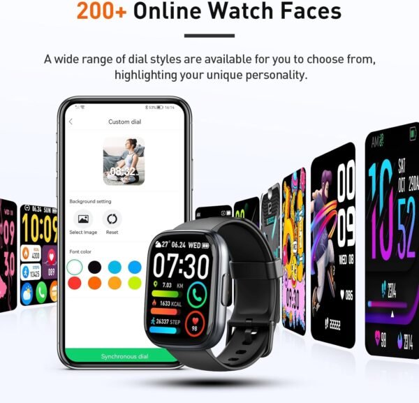 2025 Smart Watch for Men Women, 1.95" HD Touchscreen Fitness... - Image 7