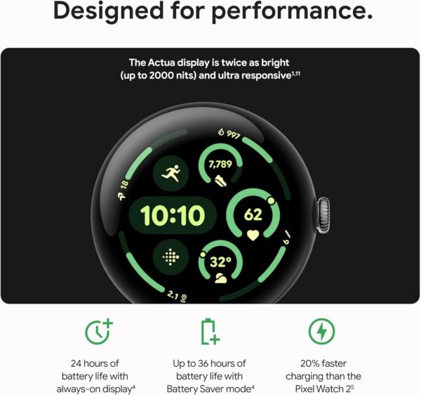 Google Pixel Watch 3 (41mm) Latest Model - Android Smartwatc... - Image 3