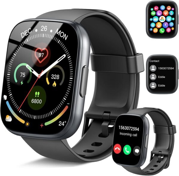 2025 Smart Watch for Men Women, 1.95" HD Touchscreen Fitness...