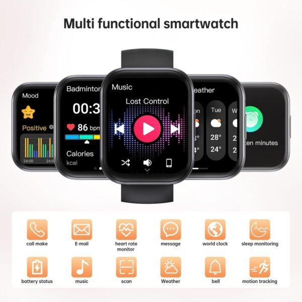 OUKITEL 2025 Smart Watch(Answer/Make Call), 1.91" HD Smart W... - Image 5
