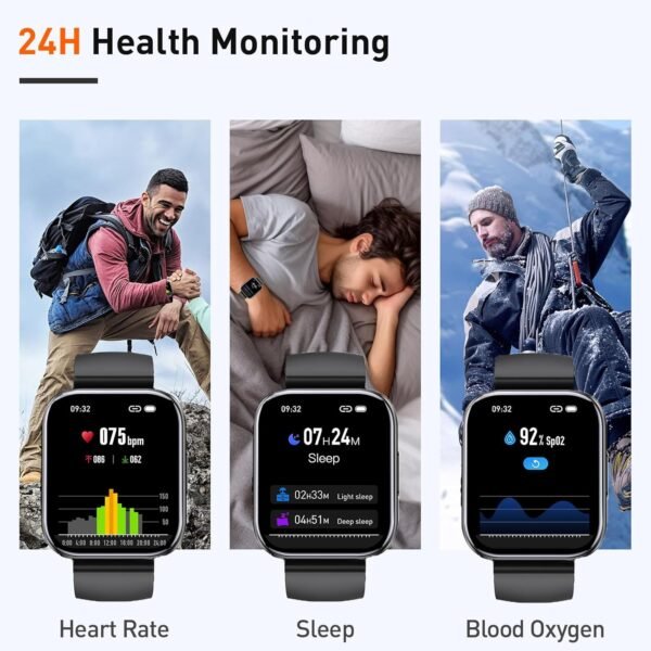 2025 Smart Watch for Men Women, 1.95" HD Touchscreen Fitness... - Image 3