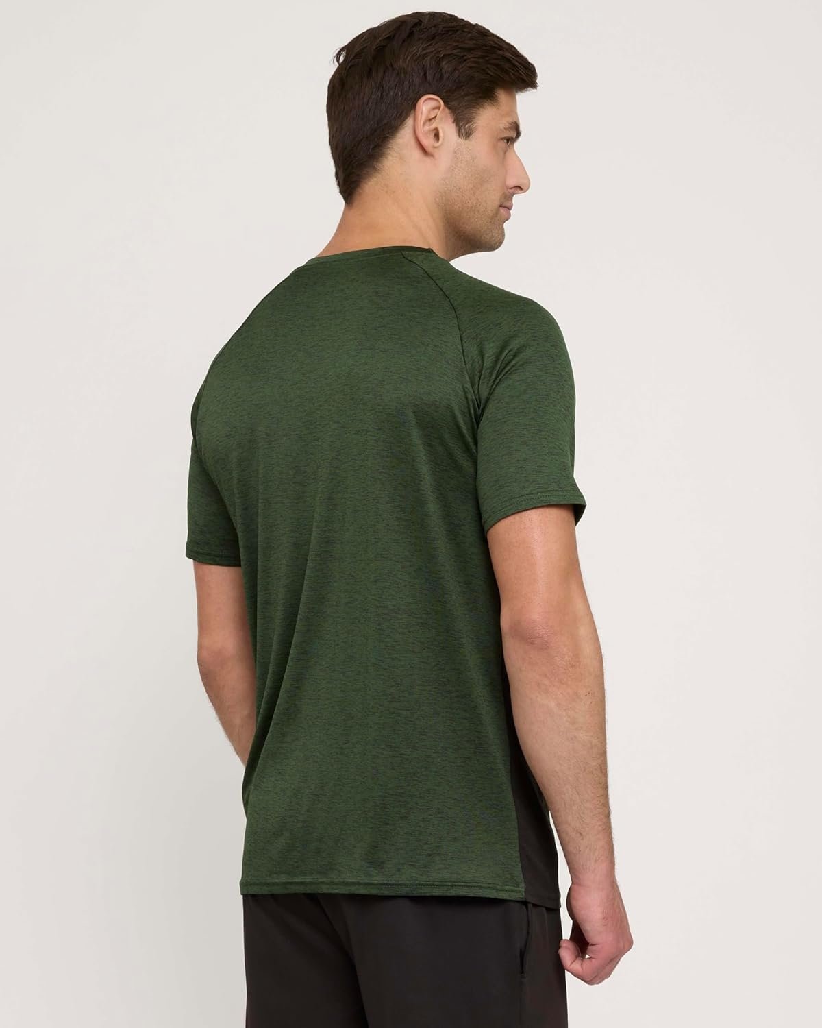 Real Essentials 5 Pack: Men’s Short Sleeve Dry Fit Active Cr... - Image 3