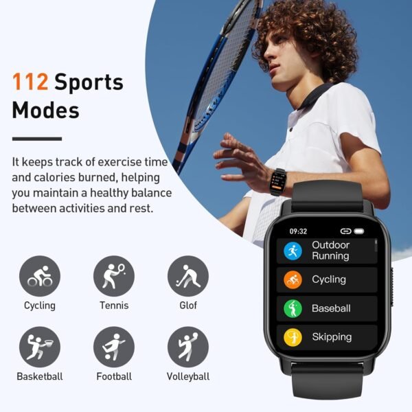 2025 Smart Watch for Men Women, 1.95" HD Touchscreen Fitness... - Image 5
