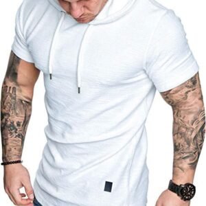 Lexiart Mens Fashion Athletic Hoodies Sport Sweatshirt Solid...