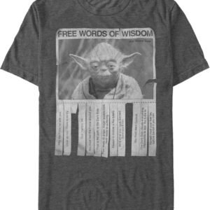 Star Wars Men's Words of Wisdom T-Shirt